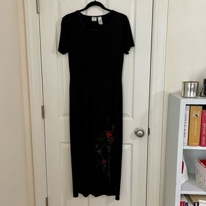 Emma James Black maxi dress size M